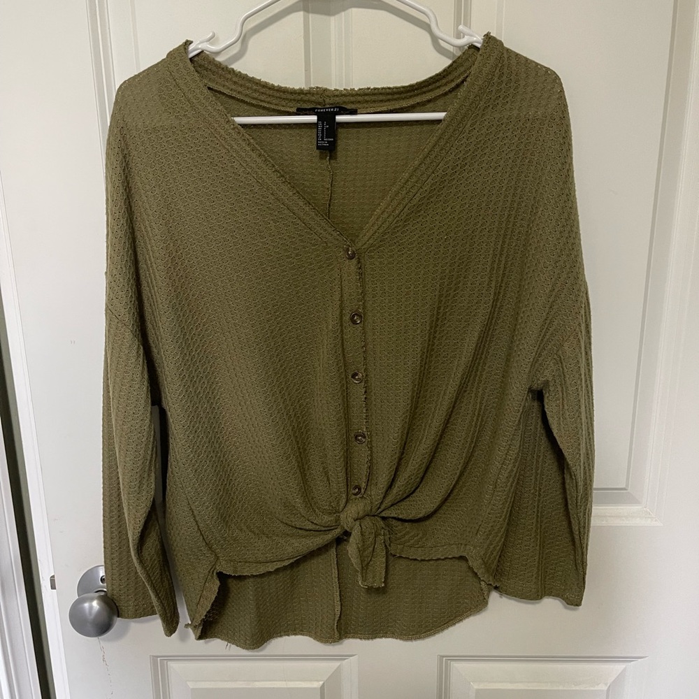 Olive green shirt
